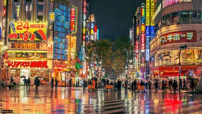 15 потрясающих снимков ночного Токио с высоты небоскребов » BigPicture.ru