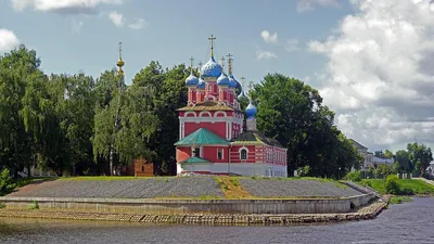 Углич, старый русский город Редакционное Фото - изображение насчитывающей  город, русско: 183875416