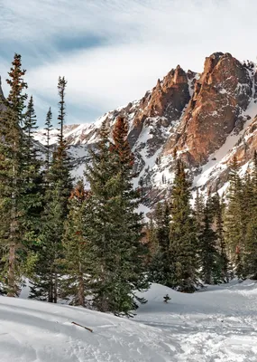 Зима в горах. Нацпарк \"Скалистые горы\" - Rocky Mountain National Park  (Колорадо) | Пикабу
