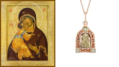 Купить икону Владимирской Божьей Матери в Москве