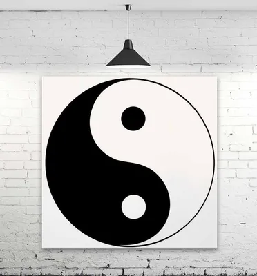 Купить картину на холсте \"Инь Ян символ гармонии и баланса\" в iArt