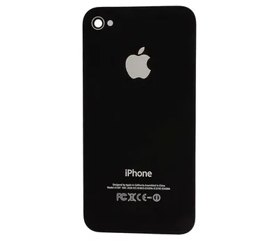 Задняя крышка для iPhone 4S, класс А+, черный по выгодной цене – купить в  MacTime