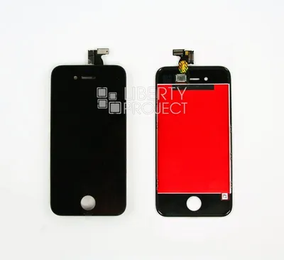 LCD дисплей для Apple iPhone 4S с тачскрином, 1-я категория, класс AAA ( черный) — купить оптом в интернет-магазине Либерти