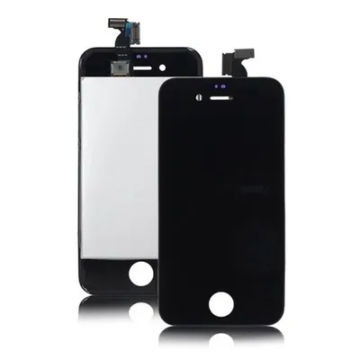 Купить Для Apple iPhone 4S дисплей в сборе с тачскрином и рамкой крепления  (цвет - черный) аналог в интернет-магазине