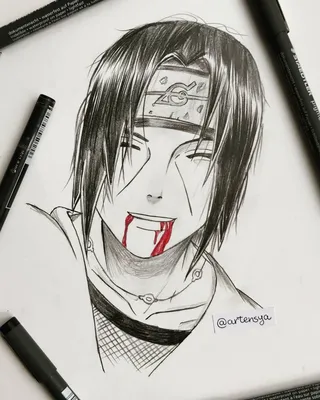 Itachi Uchiha If you prefer to live in such a miserable way ... go ahead  continue to vegetate. | Naruto sketch drawing, Naruto drawings, Itachi  uchiha art