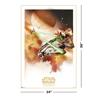 Star Wars: Episode V - The Empire Strikes Back - Movie Poster (Watercolor  Art) | eBay