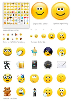 New Skype Emoticons | The Hickensian | Hicksdesign | New emoticons, Skype  emoticons, Emoticon