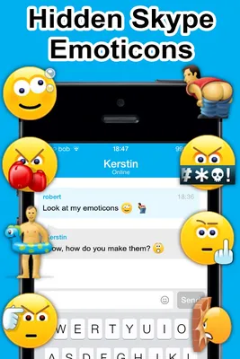 Download Secret Smileys for Skype - Hidden Emoticons for Skype Chat - Emoji  app for iPhone and iPad