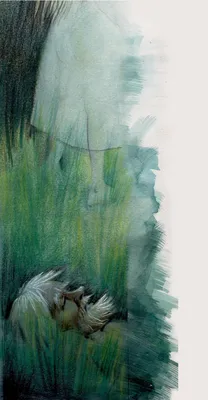 Джон Сингер Сарджент - Раненый солдат. Эскиз для \"Смерть и Победа\", 1922,  63×48 см: Описание произведения | Артхив