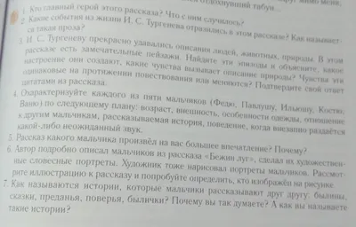 Ответы Mail.ru: СРОЧНО!!! написать вывод про деревенских мальчиков в рассказе  Бежин луг (Кратко)