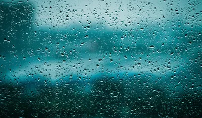Капли дождя на стекле :: Стоковая фотография :: Pixel-Shot Studio