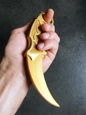 Деревянный Керамбит Karambit Gold из Стандофф 2, КС:ГО, Керамбит игрушечный  керыч. Керамбит Золотой Голд CS:GO (ID#1678214402), цена: 99.60 ₴, купить  на Prom.ua