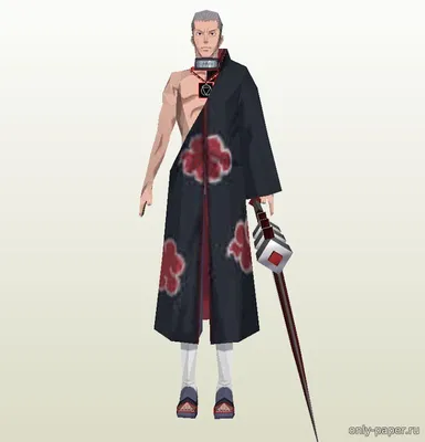 Хидан / Hidan (Naruto) из бумаги, модели сборные бумажные скачать бесплатно  - Человек - Фигуры - Каталог моделей - «Только бумага»