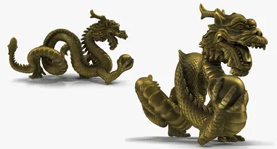 Модель китайского дракона с огненными шариками, Скульптура Фэн-шуй, модель  женской модели, украшение для дома и офиса | AliExpress
