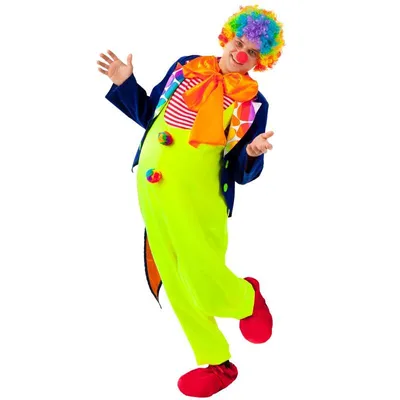 Костюм клоуна разноцветный в аренду - Partyhard
