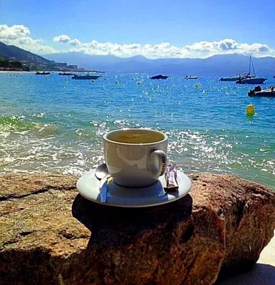 Кофе возле моря - 71 фото