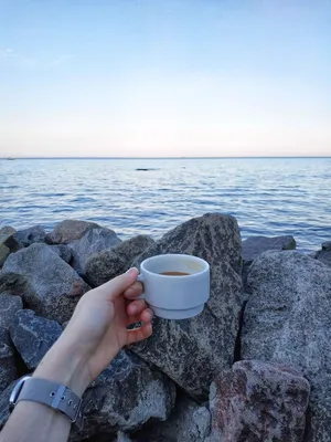 Кофе рассвет море | Кофе, Морское путешествие, Доброе утро