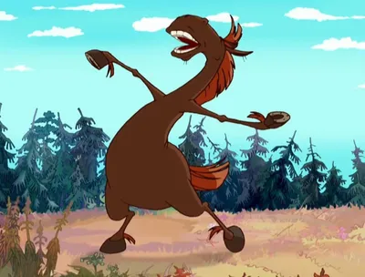 Как выглядит актер, который озвучил коня Юлия из мультфильмов про «Трех  богатырей»
