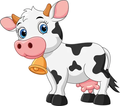 Корова Мультфильм Веселая - Бесплатная векторная графика на Pixabay -  Pixabay