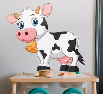 Мультфильм милые коровы, вектор Иллюстрация Stock | Adobe Stock
