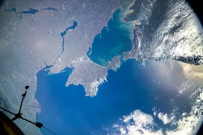 Картинка Часть земли с космоса HD фото, обои для рабочего стола