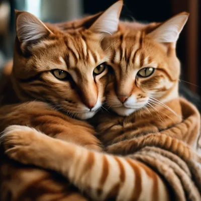 Картинка два кота в обнимку - 61 фото