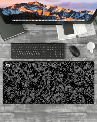 RSQ Игровой коврик для мыши Gaming XL, XXL, черно-серый - купить с  доставкой по выгодным ценам в интернет-магазине OZON (314063931)