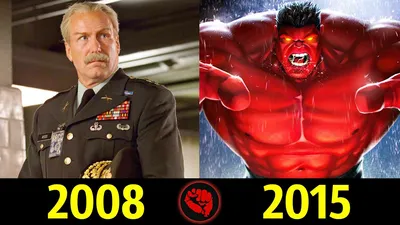 😡 Красный Халк - Эволюция (2008 - 2015) ! Все Появления Генерала Росса 💪!  - YouTube