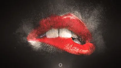 Картина по номерам \"Красные губы\"
