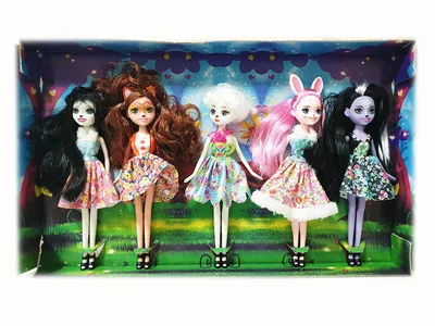 Набор из 5 кукол Энчантималс - Городские Скейтбордистки HJH67 - купить с  доставкой по выгодным ценам в интернет-магазине OZON (1296032945)