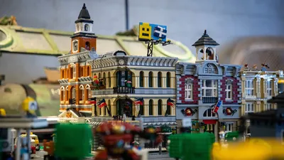 100% оригинал] LEGO®Мой город 60292, городской центр (790 шт.),  строительные игрушки для детей, строительные блоки, переработанный  грузовик, игрушечный автомобиль | AliExpress