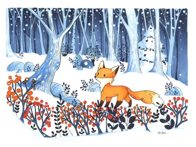 Лесные звери зимой » uCrazy.ru - Источник Хорошего Настроения
