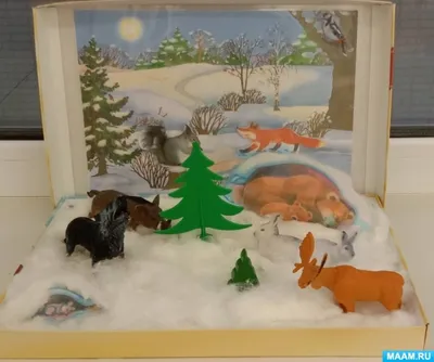 Животные в зимнем лесу - презентация онлайн