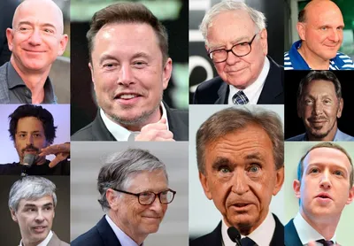 Топ 10 самых богатых людей в мире на декабрь 2023 года