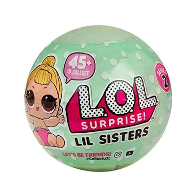 L.O.L. Surprise! Lil Sisters Series 2 Mystery Doll, 1 Random | Free Sh