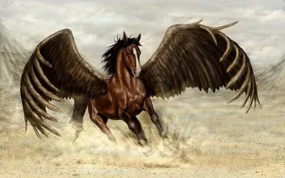 Файл STL Пегас - гибкая артикулированная лошадь с крыльями (печать на  месте, без опор) 👽・Шаблон для 3D-печати для загрузки・Cults