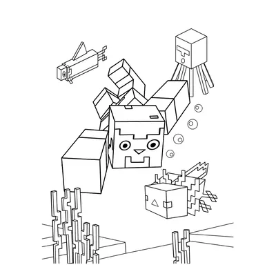 Купить раскраска Майнкрафт (Minecraft) 52 страницы, цены на Мегамаркет |  Артикул: 100042531189
