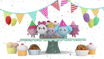 Малышарики - песенка - С днем рождения! - для самых маленьких - клип на  песню - YouTube