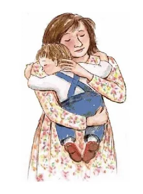 Акварельный рисунок мама с ребенком …» — создано в Шедевруме