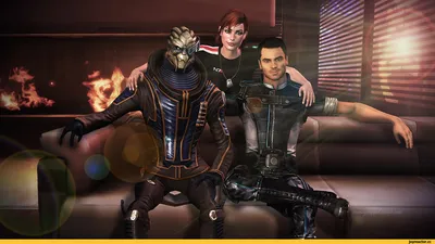 Общая фотография лучших друзей :) / ME art :: Mass Effect :: DLC Citadel ::  фэндомы / картинки, гифки, прикольные комиксы, интересные статьи по теме.