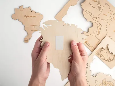 Детская карта мира с тропическими животными. Обои на заказ - печать  бесшовных дизайнерских обоев для стен по своему рисунку