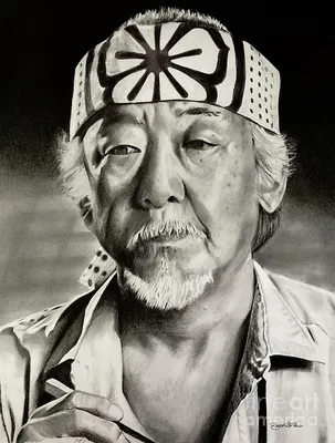 Mr Miyagi Drawing by Joshua Navarra - Fine Art America