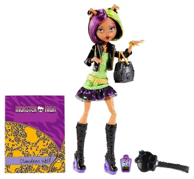 Купить кукла Monster High Клодин Вульф - Новый Скарместер BDD78, цены на  Мегамаркет