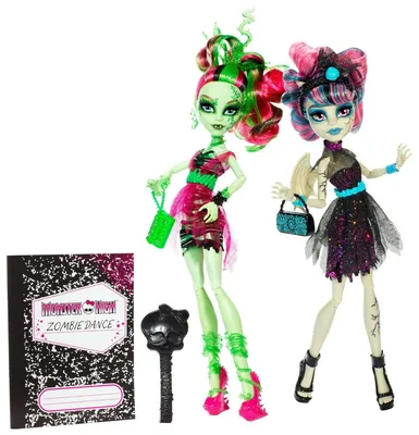 Набор из 3 кукол MONSTER HIGH Чирлидеры - Пурсефона, Мяулодия и Тореляй «  Каталог «