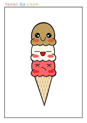 Акварельные Рисунки Набор Мороженого Вафельной Чашке Конусе Миске Палочке  Векторное изображение ©toshka81 577253660