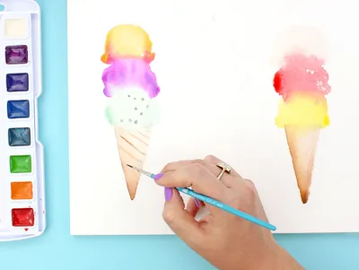 Векторная Иллюстрация С Рисованные Мороженое — стоковая векторная графика и  другие изображения на тему Мороженое - Мороженое, Набросок, 2015 - iStock