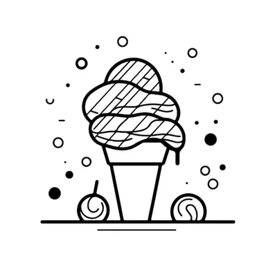 How to draw an ICE CREAM coloring ice cream for kids / Coloring for Kids -  YouTube