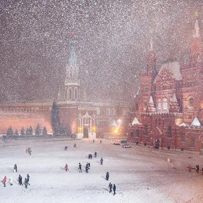 Зима в Москве . | Пикабу