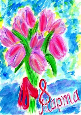 Красивые цветы для срисовки 8 марта (18 шт)