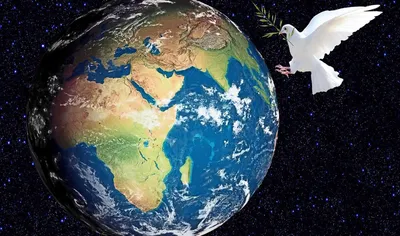 🆕 Поделка-раскраска на Международный день мира 🌏🕊 💬 Мы приготовили  шаблон детской поделки-раскраски, который.. | ВКонтакте